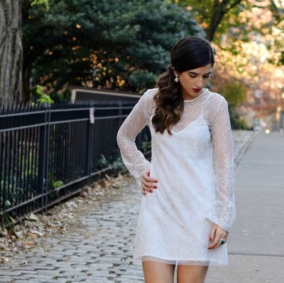 zara white tulle dress
