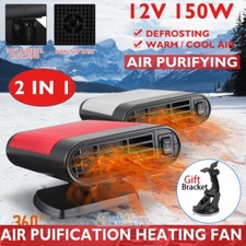 Electric Car Heater 12V DC Heating Fan Defogger Defroster Air Purifier Portable