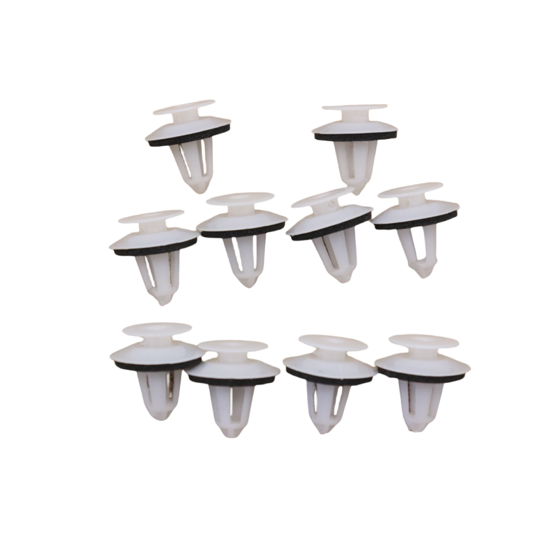 10 Clip Fissaggio Pannello Portiera In Nylon Bianco Per Mercedes W116 W114 W202 W208 W210 R129 W460 – Adatto A Fori Da 8 Mm