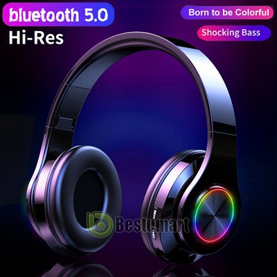Bluetooth Pro Gaming Headset W/Mic For XBOX One PS4 Headphones Microphone  Beats | eBay