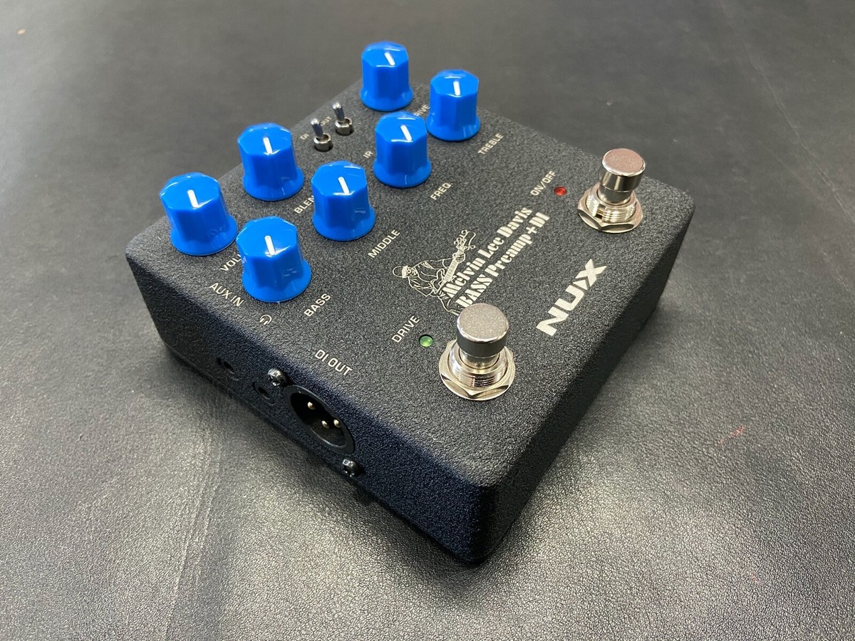 NUX NBP-5 Melvin Lee Davis Signature Bass Preamp and DI Pedal