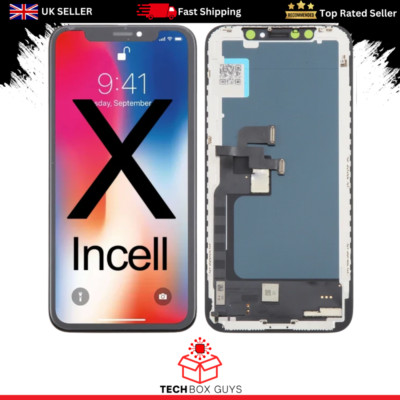 Für iPhone X Incell LCD Touchscreen Ersatz Display Digitizer Baugruppe - UK
