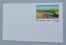 Postal Stationery. Post Card. UNUSED. UX123. Iowa Territory, 1838.