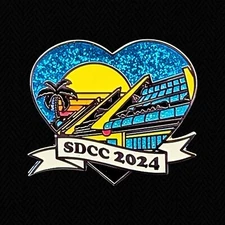 Yesterdays Co. Sdcc 2024 San Diego Comic Con Convention Center Enamel Pin