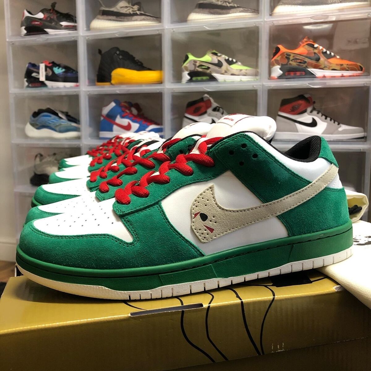 Warren Lotas 🔥 Jason Dunk Low - Toxic Green US 6 / UK 5 ...