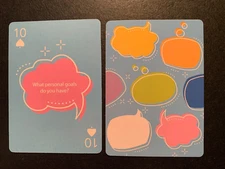 SWAP PLAYING CARD  Ten of Spades  Conversation Cards  TALK TO ME