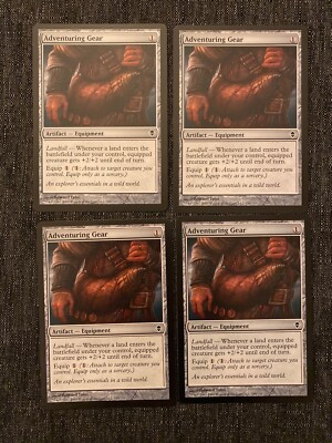 Adventuring Gear *PLAYSET* Magic MtG x4 Zendikar NM