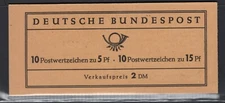 GERMANY FEDERAL REPUBLIC ALBERTUS TEGEL MICHEL BOOKLET 10 PERFECT MNH