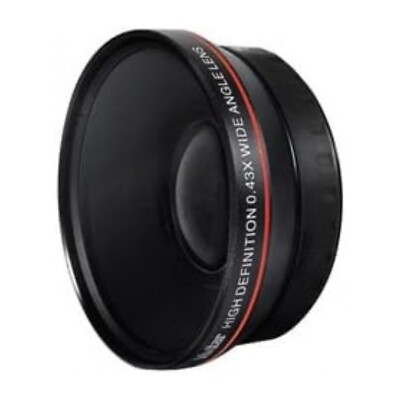 General Brand Pro .43x Durabe Wide Angle Lens w/Macro 67mm Threading - Black
