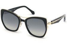 Roberto Cavalli MONTEVERDI RC1093 01C Black Gold Big Sunglasses 55-21-140 1093