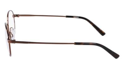 New FLEXON H6059 205 Coffee Flexible Titanium Eyeglasses 48/21/145 FLEXON H6059 Eyeglasses - Flexon by Marchon Authorized  main image 3