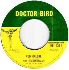 The Kingstonians, JJ All Stars - Fun Galore (7", RE, Unofficial) (Near Mint (NM