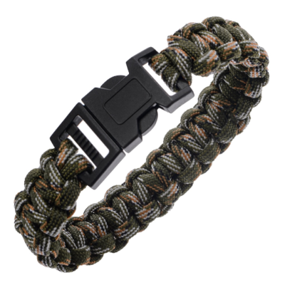 Paracord 550 Survival Bracelet Outdoor Emergency Camping Hiking