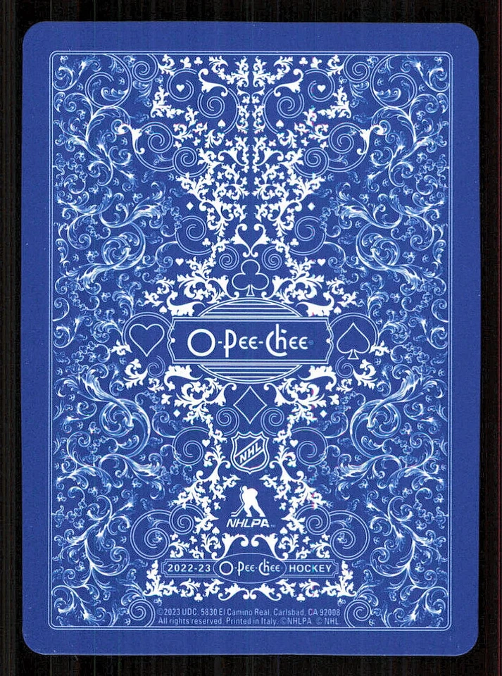 2022-23 O-Pee-Chee Playing Cards #10DIAMONDS Lucas Raymond - Image 2 of 2