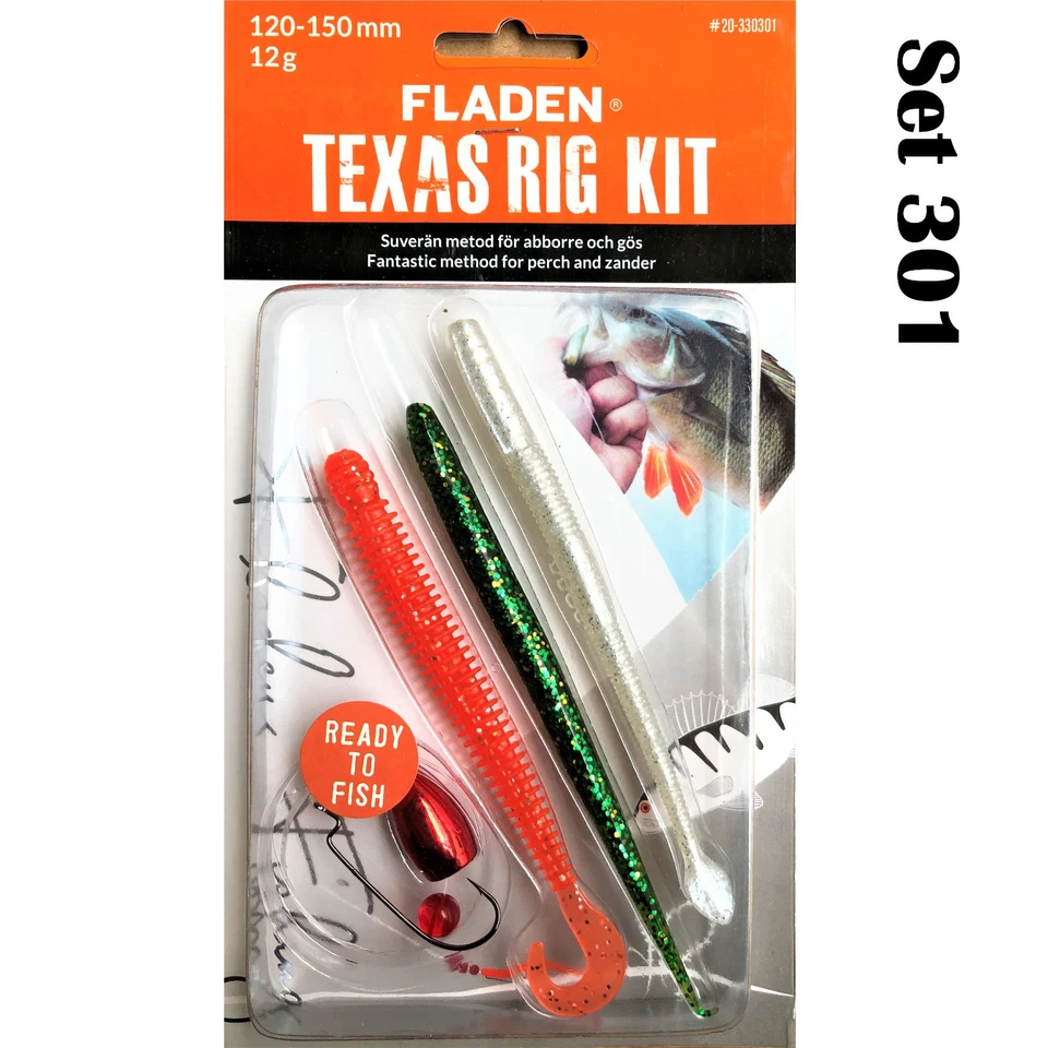 FLADEN Texas / Carolina Rig Kit - Raubfisch Montage - Barsch Zander Hecht Set - Bild 3 von 4