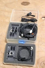 Audio Technical AT-899CW Omnidirectional Lavalier Condenser Microphone LOT OF 2 