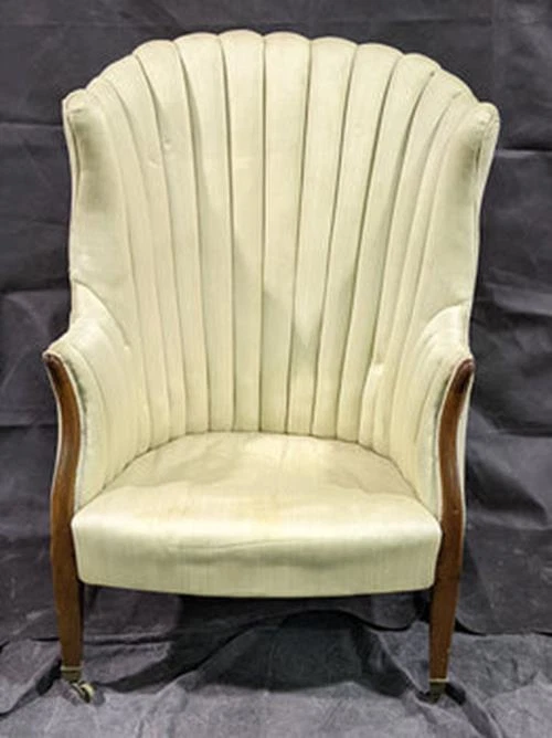 Barrel back wing chair store