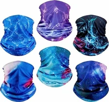 pasamontañas para el calor verano sol protección solar a prueba de viento 6 Pcsy