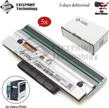 5x Printhead for Zebra ZT610 Thermal Barcode Label Printer 300dpi P1083320-011