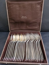 Ménagère art deco 1930 24 pièces Métal argenté Boulenger très bon état