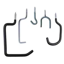 Everbilt Assorted Screw In Storage Hooks Vinyl Coated 5 Styles 20 pcs Total