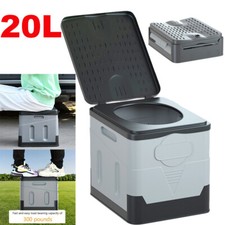 20L Portable Folding Toilet Seat For Camping Toilet Travel Hiking Outdoor Potty