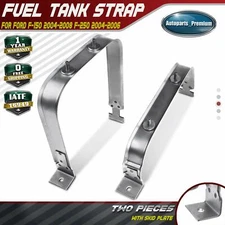 Set of 2 Fuel Tank Straps for Ford F-150 2004-2008 F-250 2004-2006 w/ Skid Plate