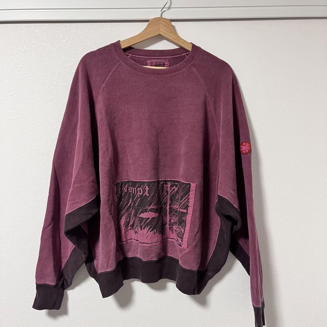 C.E CAV EMPT Sweatshirt Red Cotton Size-M Used | eBay