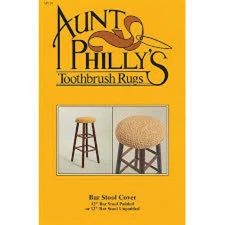 Aunt Philly's Toothbrush Rugs BAR STOOL COVER