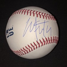 Miles Teller Signed Philadelphia Phillies City Connect Rawlings Baseball JSA COA