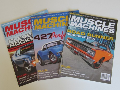 Hemmings MUSCLE MACHINES 2016 Magazine Lot of 3 August Sept Oct 2016 - Picture 1 of 9