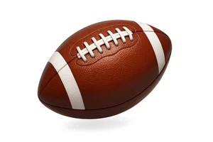 American Football Ball Self Adhesive Vinyl Sticker