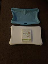 Nintendo Wii Fit Balance Board With Game and Cover tested works