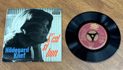Hildegard Knef  - 'C'est Si Bon' - 7' Vinyl 45 EP - Germany Press DECCA Record