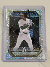 LEO DE VRIES Chrome Speckle Refractor /299 Athletics - 2026 Bowman