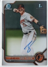 Greg Cullen 2022 Bowman Chrome 1st Bowman Prospect Autograph #CPA-GC AUTO