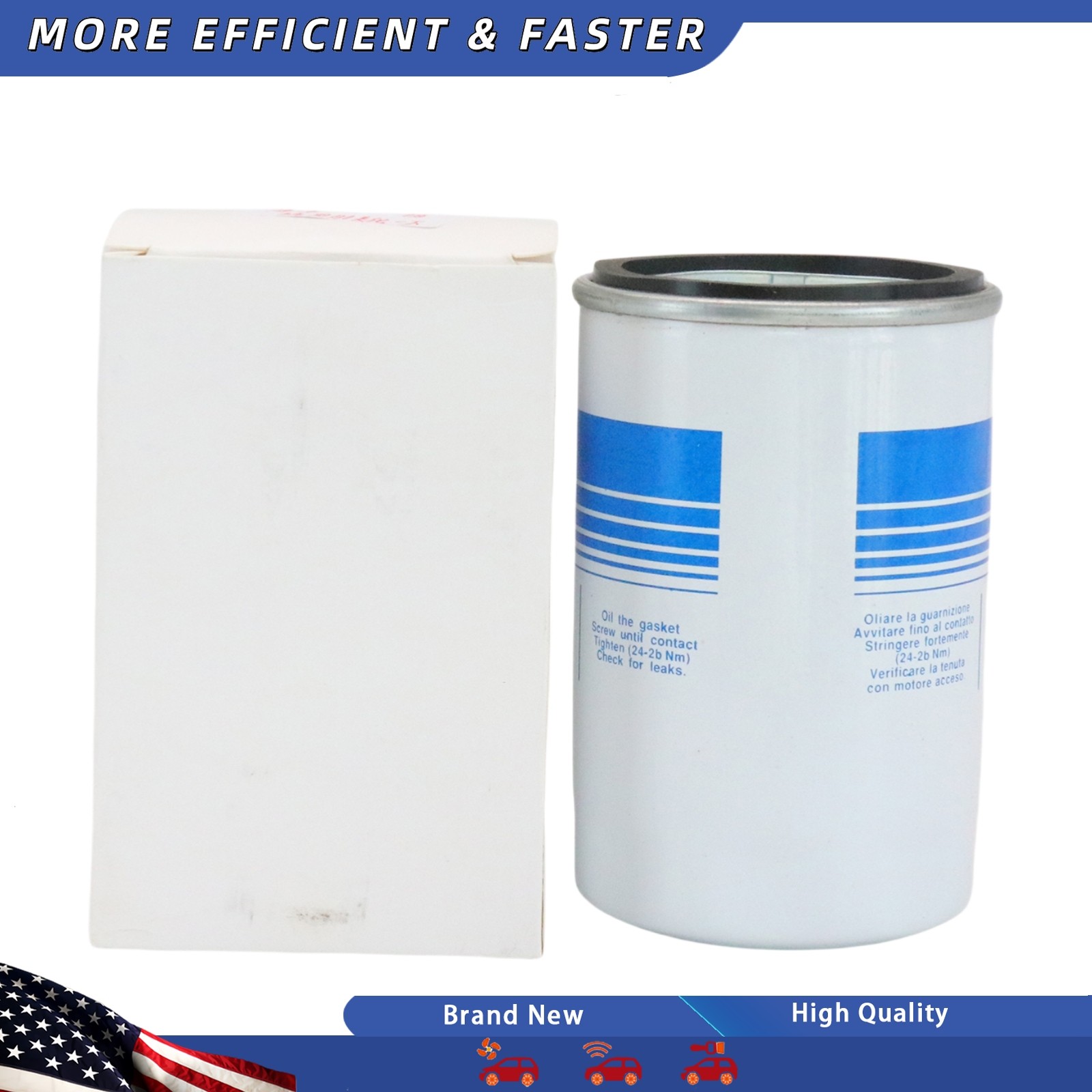 Lamborghini Aventador Oil filters 2 pcs P/N 07M115561B