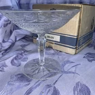 NIB Vintage 1976 Waterford Crystal Glandore Footed Candy/Nut/Compote Dish