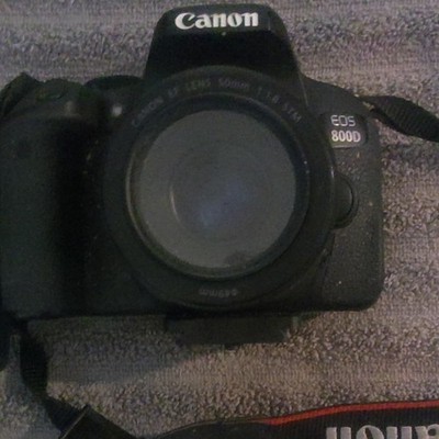 Canon EOS 800D Digital SLR Camera Body 24.2MP Interchangeable Lens Black