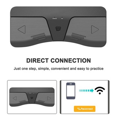 Wireless Page Turner Pedal Bluetooth-Compatible Pedal Score Turner Viewer