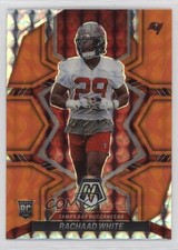 2022 Panini Mosaic Rookies Reactive Orange Mosaic Prizm Rachaad White #345 6o3