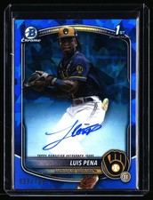2025 Bowman Chrome Luis Pena Sapphire Auto #39/199