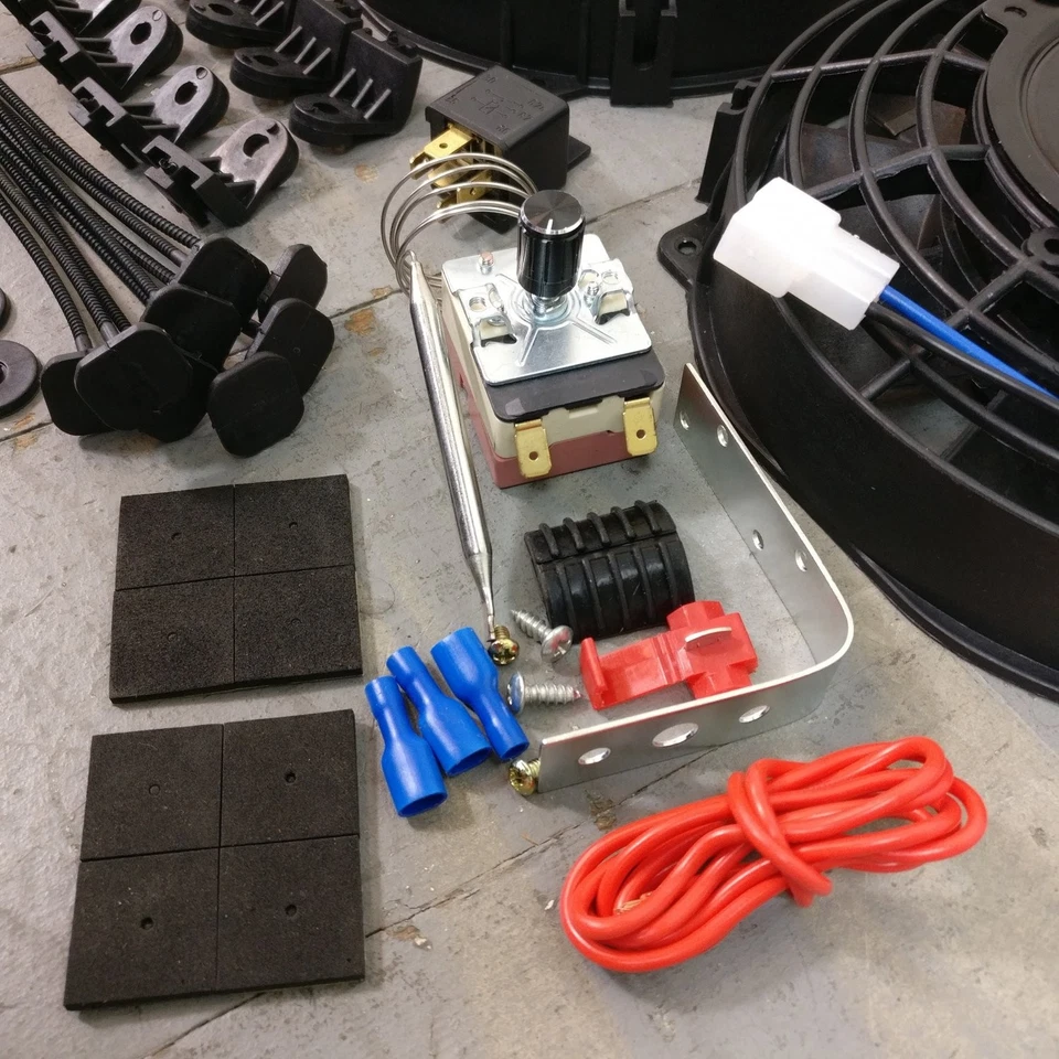 Chevrolet C10 C15 1973-1986 camioneta pickup 8 ventiladores dobles ventilador de refrigeración por aire 12 V  Foto 4 de 4