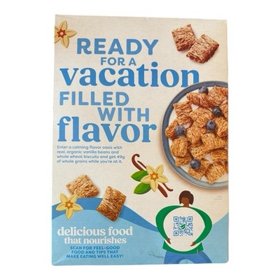 Kashi ORGANIC ISLAND VANILLA Sweet Biscuit Healthy Cereal 18 oz 2 Boxes JAN 2026