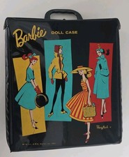 Vintage Barbie Ponytail Doll Case 1961 Wardrobe Mattel Trunk