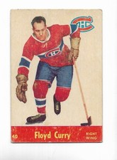 1955-56 Parkhurst:#40 Floyd Curry,Canadiens