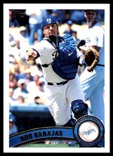 Rod Barajas 2011 Topps #575 Dodgers MLB READ FREE SHIPPING AutographDen