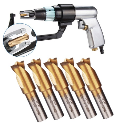 #ad #ad 5pcs Spot Weld Drill Bits Set HSS Titanium Coated CO Cobalt Spot Weld Cutter 10m $17.66