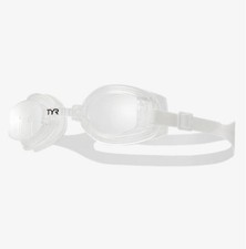 TYR Adult Racetech Goggles White Clear