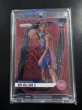 2024-25 Panini Prizm Ron Holland II Red Lazer Rookie #/35 SSP RC Detroit Pistons